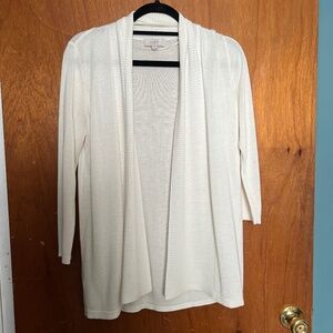 LOFT Cream Cardigan